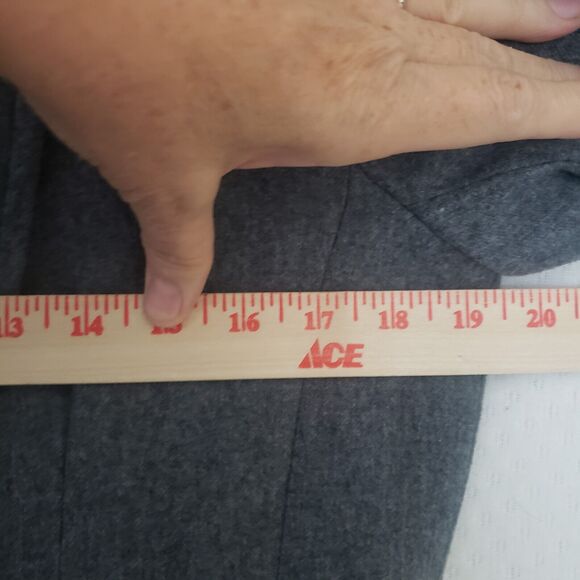 VTG Pendleton 100% Virgin Wool Old‎ Money Blazer Gray One Button Size 12 - Picture 6 of 12